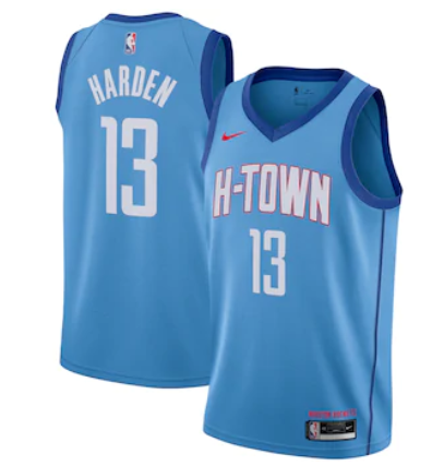 Men Houston Rockets 13 Harden blue Nike NBA Jerseys